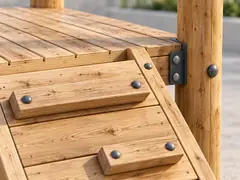 Деревянный игровой маршрут ВД-D01 — крупный план
