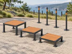 Модули для площадки собак ВД-S06 — на участке