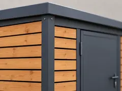 Контейнерная площадка с крышей ВД-X21 — крупный план